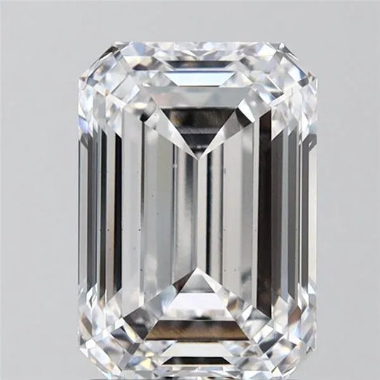 2.50ct Emerald Lab Grown Diamond (Colour D, Clarity VS1, IGI Certified)