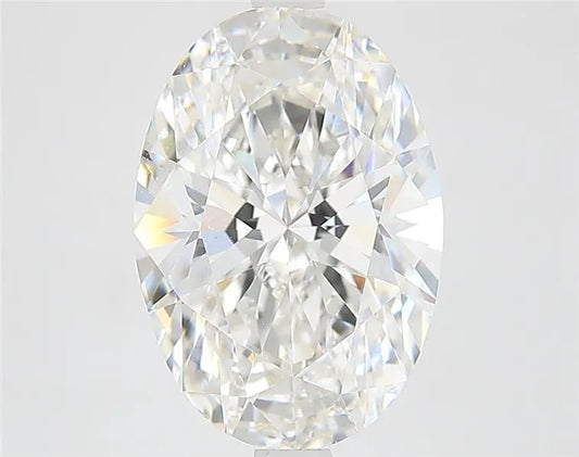4.07ct Oval Lab Grown Diamond (Colour G, Clarity VVS2, IGI Certified)