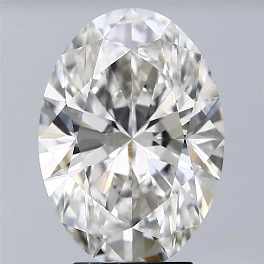 4.07ct Oval Lab Grown Diamond (Colour G, Clarity VVS2, IGI Certified)