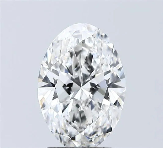 2.00ct Oval Lab Grown Diamond (Colour E, Clarity VS1, IGI Certified)