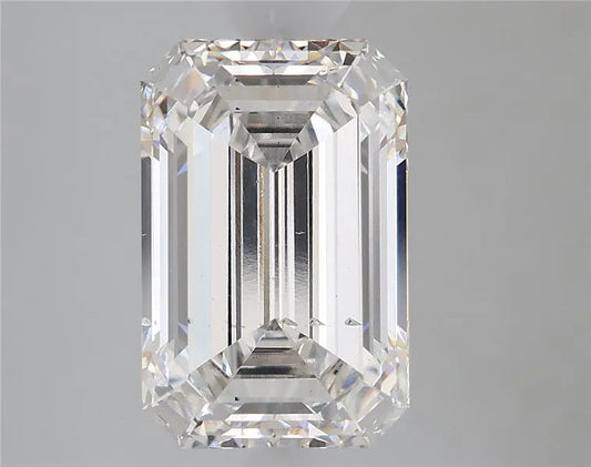 3.14ct Emerald Lab Grown Diamond (Colour G, Clarity SI1, IGI Certified)