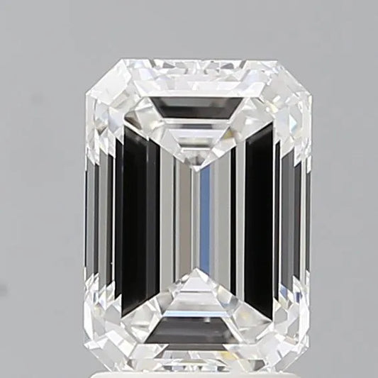 2.00ct Emerald Lab Grown Diamond (Colour D, Clarity VVS2, IGI Certified)