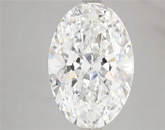 5.08ct Oval Lab Grown Diamond (Colour D, Clarity VVS2, IGI Certified)
