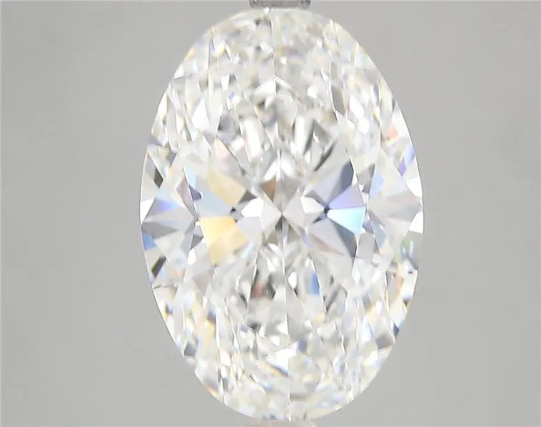 5.53ct Oval Lab Grown Diamond (Colour E, Clarity VVS2, IGI Certified)
