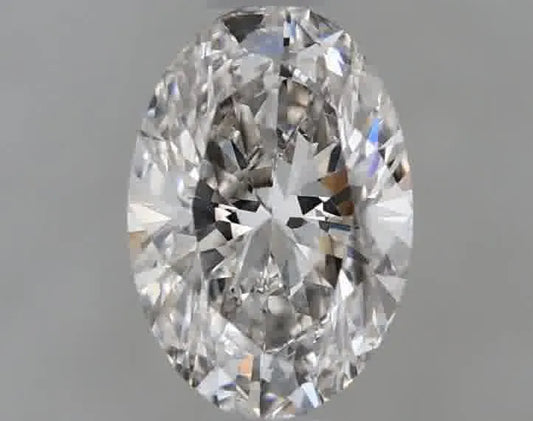 0.56ct Oval Lab Grown Diamond (Colour G, Clarity VS2, IGI Certified)