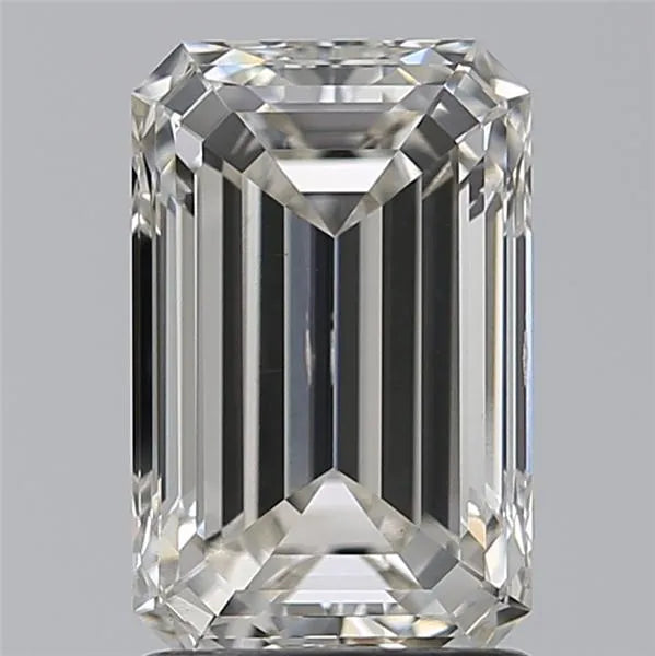 2.01ct Emerald Lab Grown Diamond (Colour G, Clarity SI1, IGI Certified)