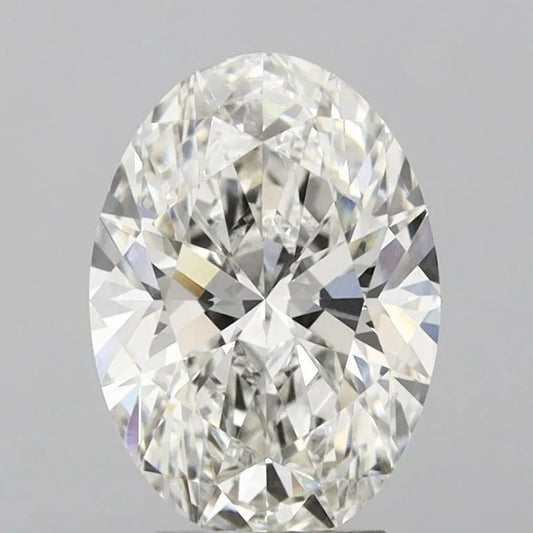 4.07ct Oval Lab Grown Diamond (Colour G, Clarity VVS2, IGI Certified)