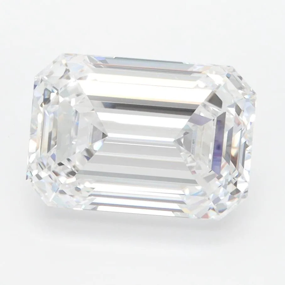 3.06ct Emerald Lab Grown Diamond (Colour D, Clarity IF, IGI Certified)