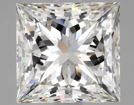 3.72ct Princess Lab Grown Diamond (Colour H, Clarity VS1, IGI)