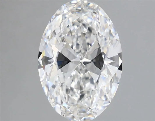 2.50ct Oval Lab Grown Diamond (Colour E, Clarity VVS2, IGI Certified)