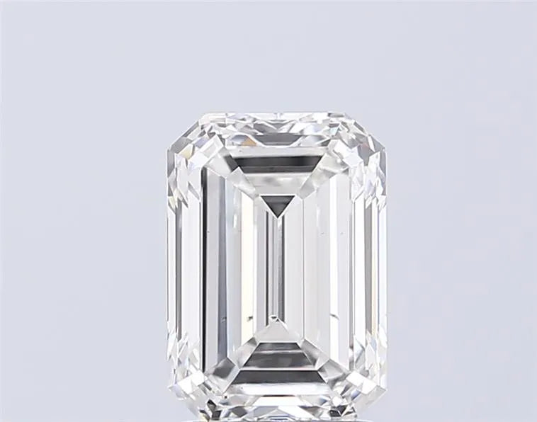 3.00ct Emerald Lab Grown Diamond (Colour D, Clarity SI1, IGI Certified)