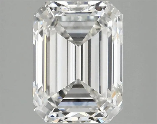 3.00ct Emerald Lab Grown Diamond (Colour F, Clarity VVS2, IGI Certified)