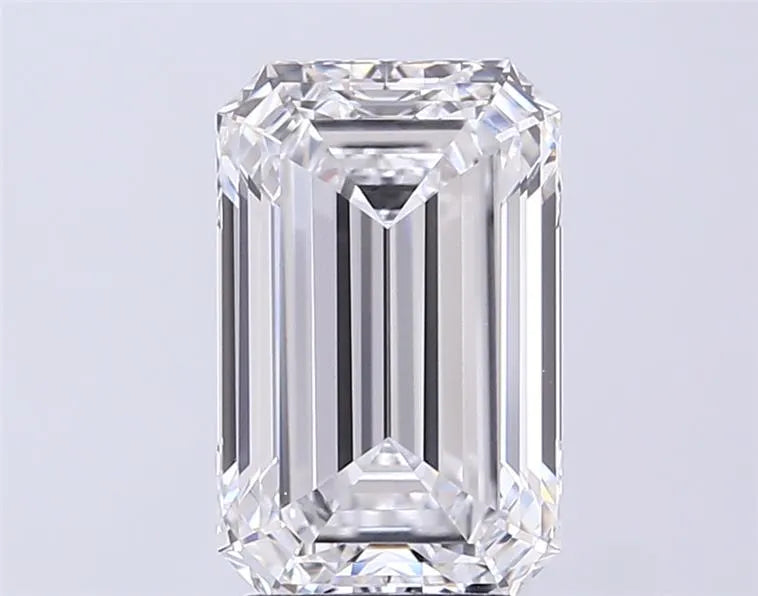 3.00ct Emerald Lab Grown Diamond (Colour F, Clarity VVS2, IGI Certified)