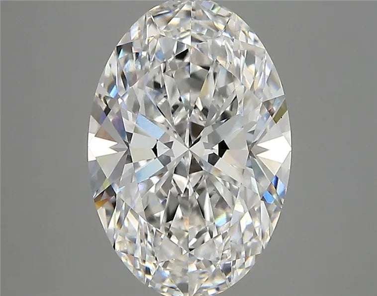 3.00ct Oval Lab Grown Diamond (Colour E, Clarity VVS2, IGI Certified)