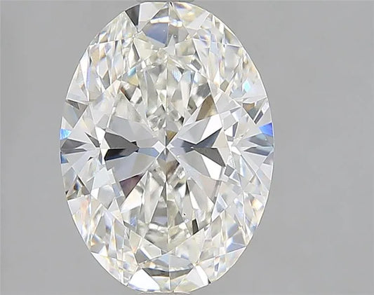 3.00ct Oval Lab Grown Diamond (Colour G, Clarity VVS2, IGI Certified)