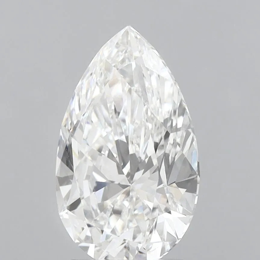 3.00ct Pear Lab Grown Diamond (Colour F, Clarity VVS2, IGI Certified)