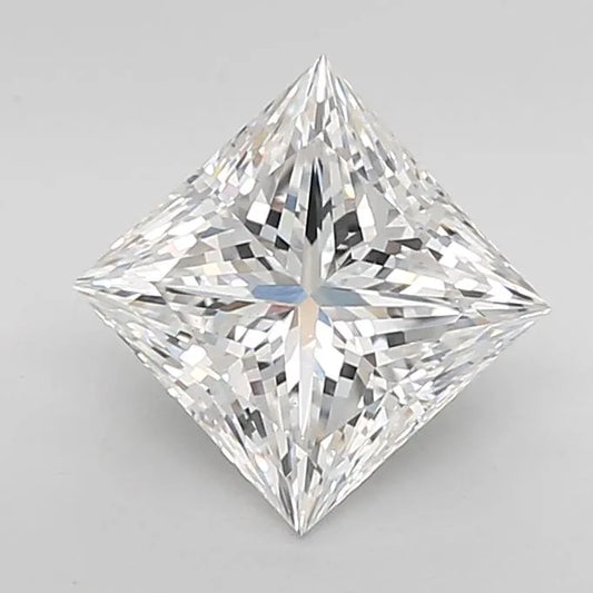 3.00ct Princess Lab Grown Diamond (Colour E, Clarity VS1, IGI Certified)