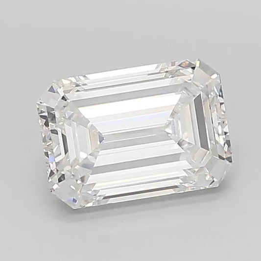 3.02ct Emerald Lab Grown Diamond (Colour E, Clarity VVS2, IGI Certified)