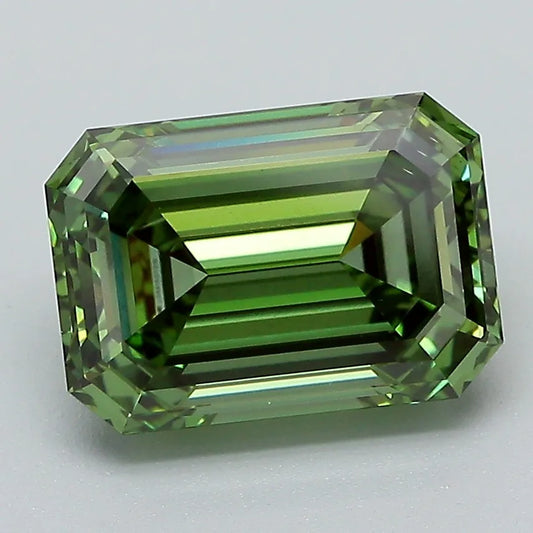 3.02ct Emerald Lab Grown Diamond (Colour Fancy Vivid Green, Clarity VS1, IGI Certified)