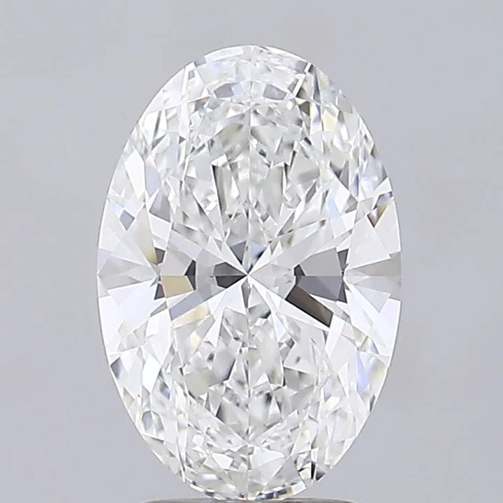 3.02ct Oval Lab Grown Diamond (Colour E, Clarity VVS1, IGI Certified)