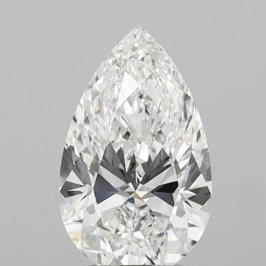 3.02ct Pear Lab Grown Diamond (Colour E, Clarity VVS2, IGI Certified)