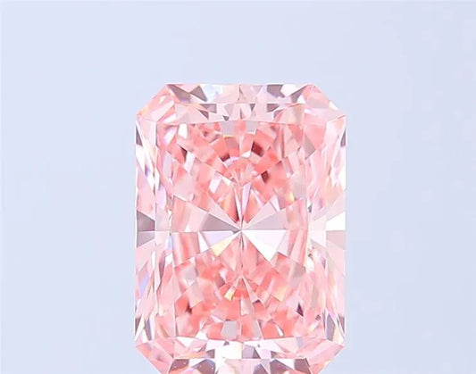 3.02ct Radiant Lab Grown Diamond (Colour Fancy Vivid Pink, Clarity VVS1, IGI Certified)