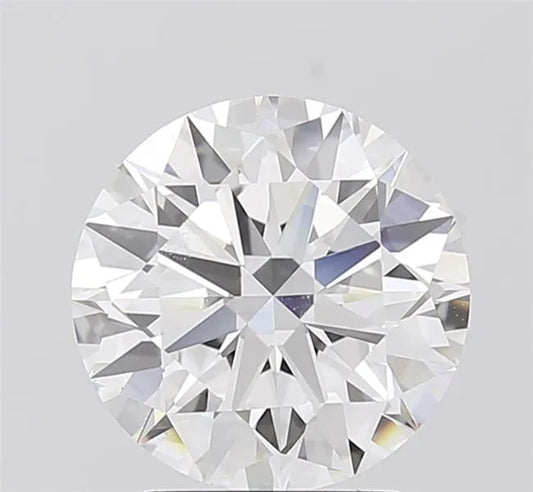 3.02ct Round Lab Grown Diamond (Colour E, Clarity VVS1, Cut EX, IGI Certified)