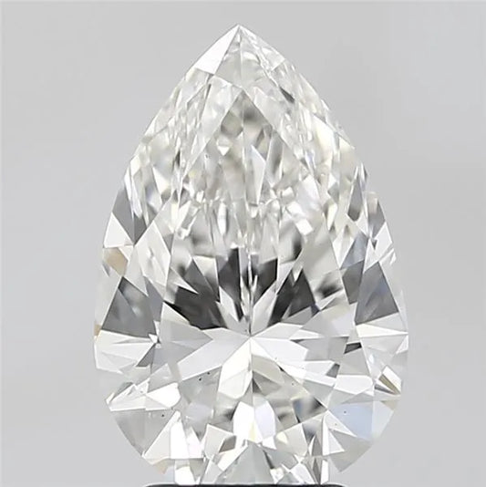 3.03ct Pear Lab Grown Diamond (Colour G, Clarity VS1, IGI Certified)
