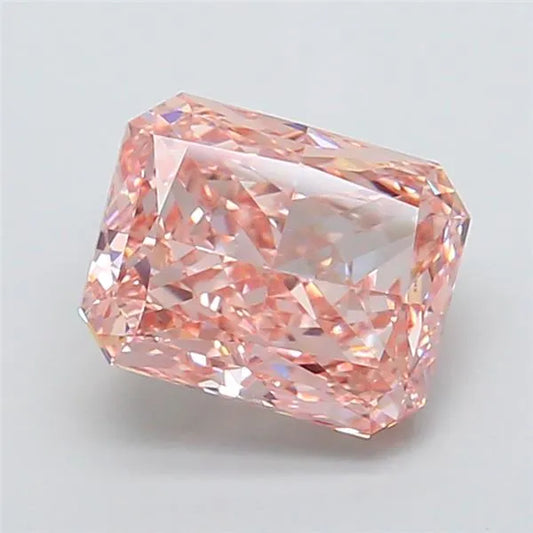 3.03ct Radiant Lab Grown Diamond (Colour Fancy Intense Pink, Clarity VVS2, IGI Certified)