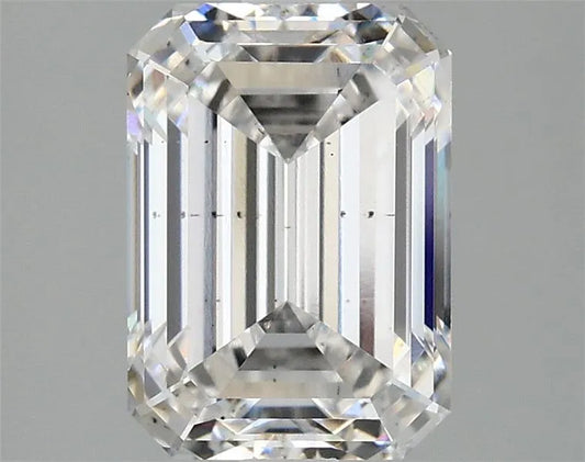 3.05ct Emerald Lab Grown Diamond (Colour F, Clarity SI1, IGI Certified)