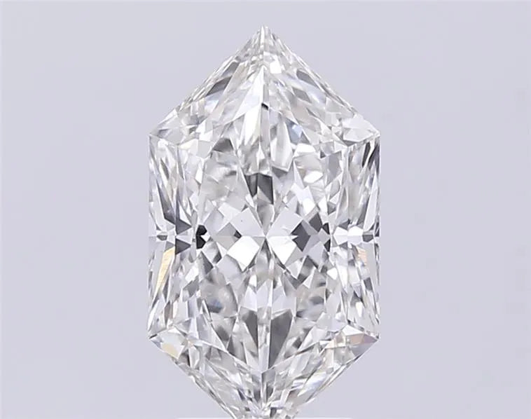 3.06ct Hexagonal Lab Grown Diamond (Colour G, Clarity VS1, IGI Certified)