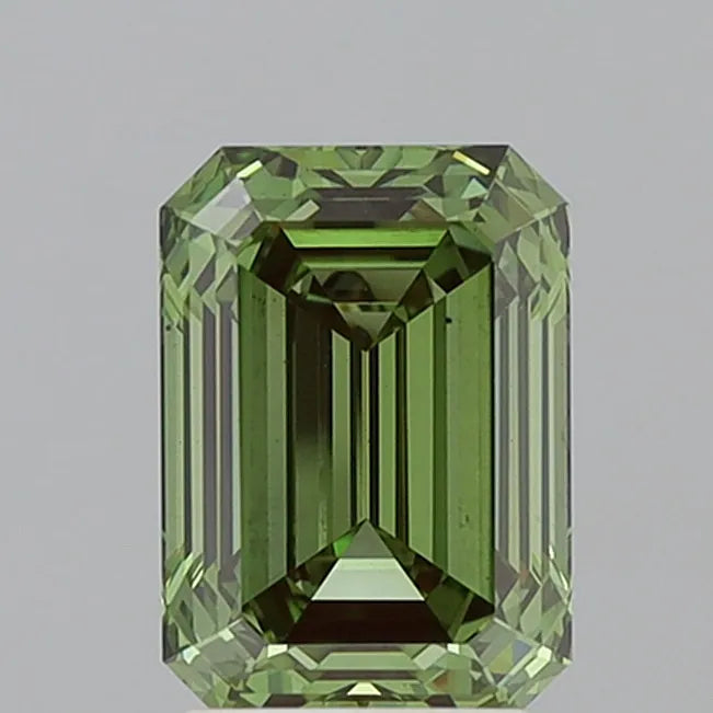 3.07ct Emerald Lab Grown Diamond (Colour Fancy Vivid Green, Clarity VS1, IGI Certified)