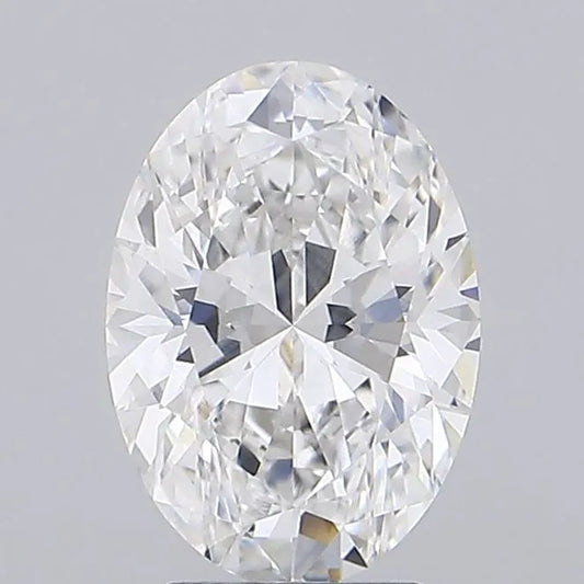 3.07ct Oval Lab Grown Diamond (Colour E, Clarity VVS2, IGI Certified)