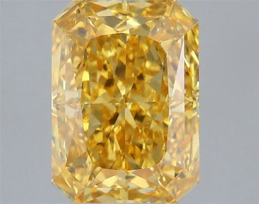 3.07ct Radiant Lab Grown Diamond (Colour Fancy Vivid Yellow, Clarity VVS2, IGI Certified)