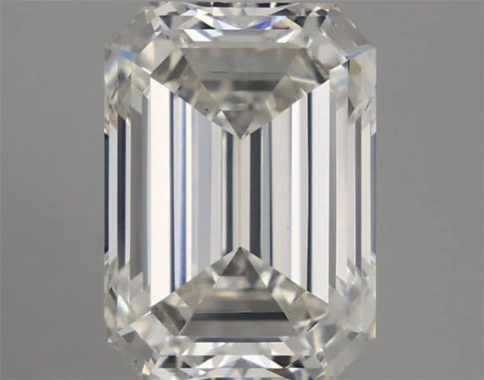 3.08ct Emerald Lab Grown Diamond (Colour G, Clarity VS1, IGI Certified)