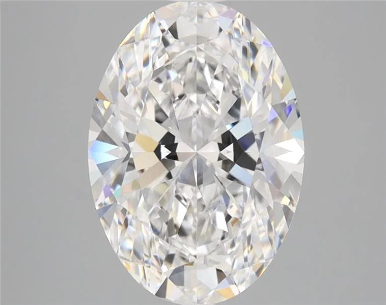3.08ct Oval Lab Grown Diamond (Colour D, Clarity VVS2, IGI Certified)