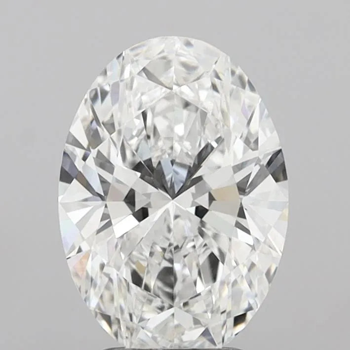 3.08ct Oval Lab Grown Diamond (Colour E, Clarity VVS2, IGI Certified)
