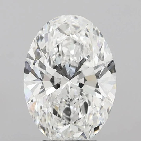 3.08ct Oval Lab Grown Diamond (Colour E, Clarity VVS2, IGI Certified)