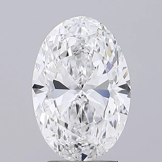 3.08ct Oval Lab Grown Diamond (Colour F, Clarity VVS1, IGI Certified)
