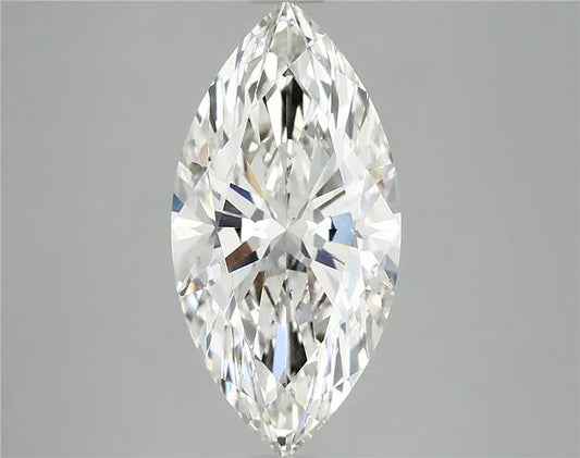 3.10ct Marquise Lab Grown Diamond (Colour G, Clarity VS2, IGI Certified)