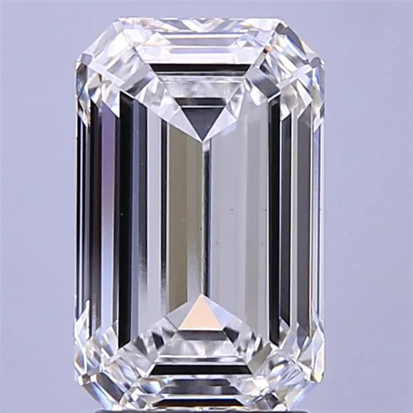 3.17ct Emerald Lab Grown Diamond (Colour E, Clarity VVS2, IGI Certified)