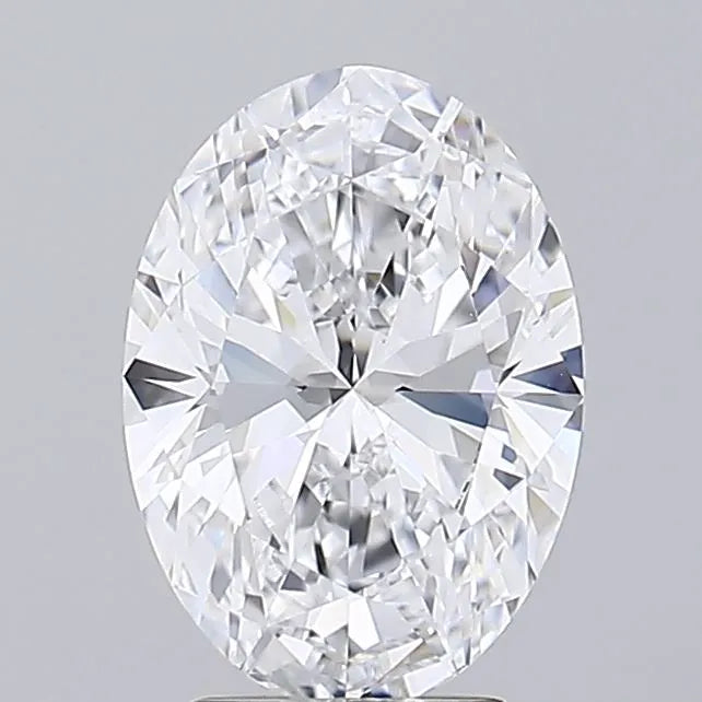3.21ct Oval Lab Grown Diamond (Colour D, Clarity IF, IGI Certified)