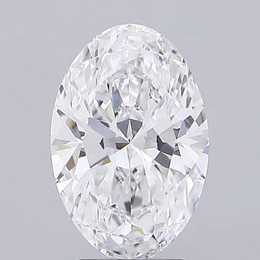 3.21ct Oval Lab Grown Diamond (Colour D, Clarity VVS1, IGI Certified)