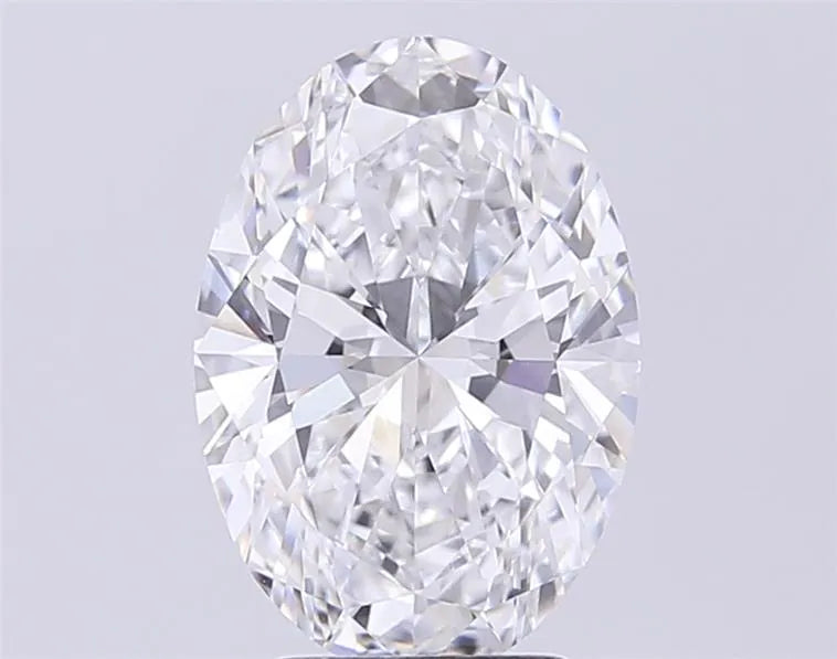 3.21ct Oval Lab Grown Diamond (Colour D, Clarity VVS2, IGI Certified)