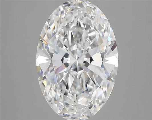 3.23ct Oval Lab Grown Diamond (Colour D, Clarity VVS2, IGI Certified)