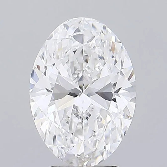3.23ct Oval Lab Grown Diamond (Colour E, Clarity VVS1, IGI Certified)