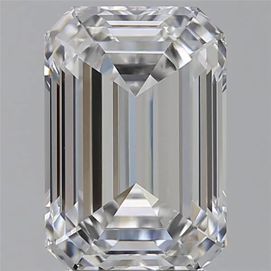 3.27ct Emerald Lab Grown Diamond (Colour D, Clarity VVS1, IGI Certified)
