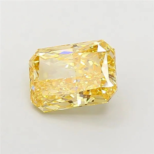 3.29ct Radiant Lab Grown Diamond (Colour Fancy Intense Yellow, Clarity VS1, IGI Certified)