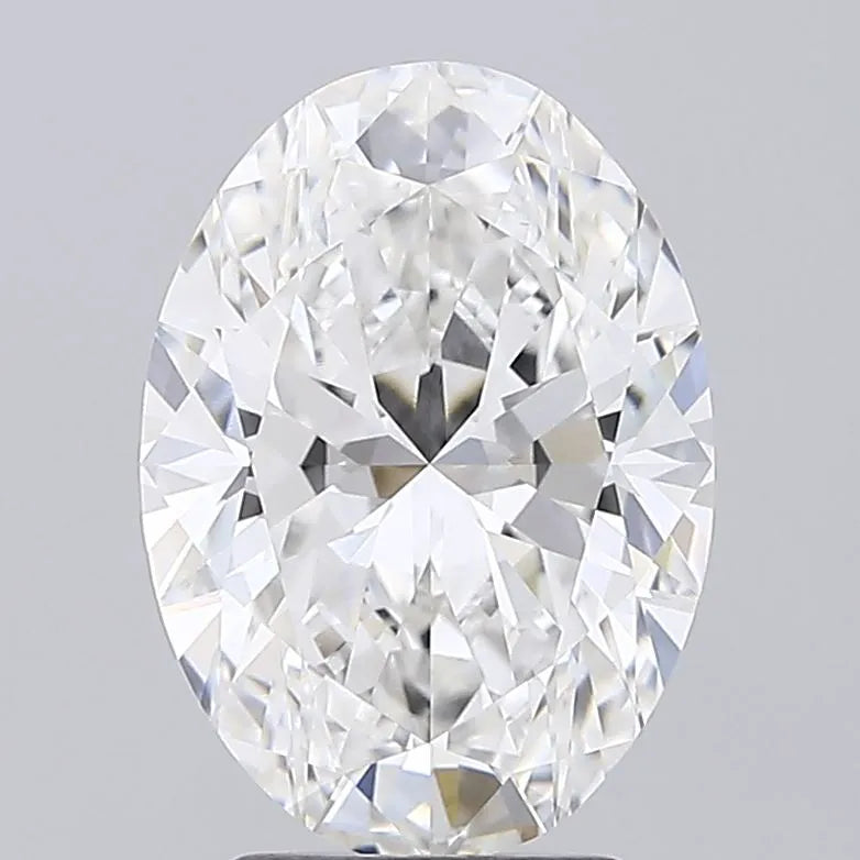 3.36ct Oval Lab Grown Diamond (Colour F, Clarity VVS1, IGI Certified)