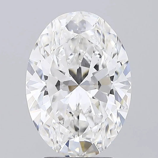 3.36ct Oval Lab Grown Diamond (Colour F, Clarity VVS1, IGI Certified)
